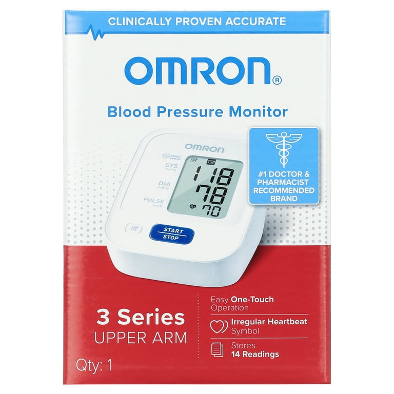 2 pack) OMRON 3 Series Blood Pressure Monitor (BP7100), Upper Arm