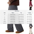 thumbnail image 3 of Yusimy Men's Solid Color Straight Sweatpants Side Layered Sports Casual Pants, 3 of 7