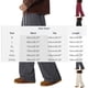 thumbnail image 3 of Ceisia Men's Wide-Leg Relaxed Sweatpants | Elastic Waist Side Layered Stripe Casual Pants (Multiple Solid Colors) Gifts, 3 of 7