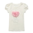 thumbnail image 2 of Richie House Girls' 'Elves' Top with Ruffle and Heart RH0906, 2 of 2