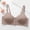 Gray, variant on Women's Snap Front Bra, Lifting Gathering Bra Underwear Daily Bra Black M