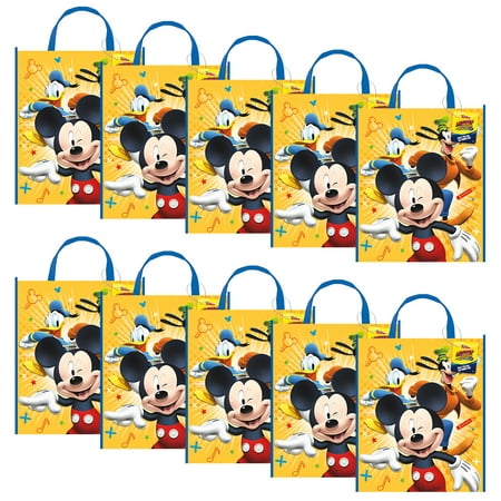 Mickey And Friends Party Tote Bag (Set Of 10) - Party Supplies