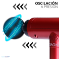 thumbnail image 2 of Pistola de Masaje Muscular Pistola Masajeadora Facial Eléctrica Rojo Gaon GN-MG01, 2 of 2