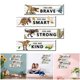 thumbnail image 1 of 4 decoraciones de pared inspiradas en dinosaurios de madera para niños, para dormitorios, guarderías y jardines de infancia., 1 of 8