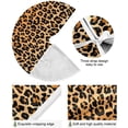 thumbnail image 2 of FMSHPON Leopard Print Xmas Christmas Tree Skirt Stand Mat for Holiday Party Decoration Indoor Outdoor 36 inches, 2 of 6