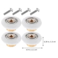 thumbnail image 3 of 4pcs Shower Door Roller Bathroom Shower Door Sliding Roller Shower Door Part, 3 of 4