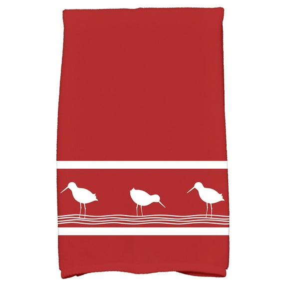 Simply Daisy 18" x 30" Birdwalk Animal Print Hand Towel