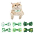 thumbnail image 5 of CIYISON StPatricks Day Pet Bowtie for Cats Dogs Bowknot Collar Festival Party Pet Costume Accessories Kitten Holiday Neckwear, 5 of 15