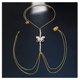 thumbnail image 3 of Cadena de pesca con diamantes de imitación, joyería para la cabeza, bikini, mariposa, cadena de cinturón con cristales, cadena para la cabeza con cadena de diamantes de imitación, cinturón sexy para, 3 of 4