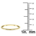 thumbnail image 4 of SZUL Women's 1mm Thin Domed Wedding Band in 14K Yellow Gold, 4 of 7