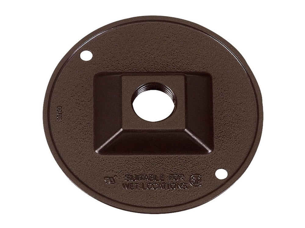 SIGMA 49218 1//2/" METAL 1 HOLE COVER BRONZE BOX OF 9