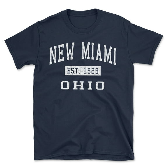 New Miami Ohio Classic Established Men's Cotton T-Shirt