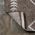 thumbnail image 6 of JONATHAN Y SANTA MONICA 2 x 10 Runner Rug, Derya Tribal Diamond Trellis - Brown/Beige, SMB129B-210, 6 of 9