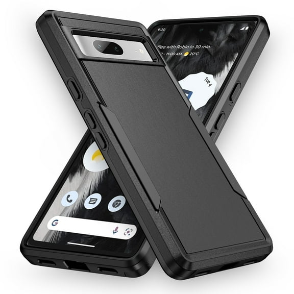 Decase for Google Pixel 8 Pro 2023 Dual-layer Protectivr Heavy Duty Case,TPU Bumper Rugged Shockproof Anti-Scratch Lightweight Military Grade Hard Phone Case Cover,Black