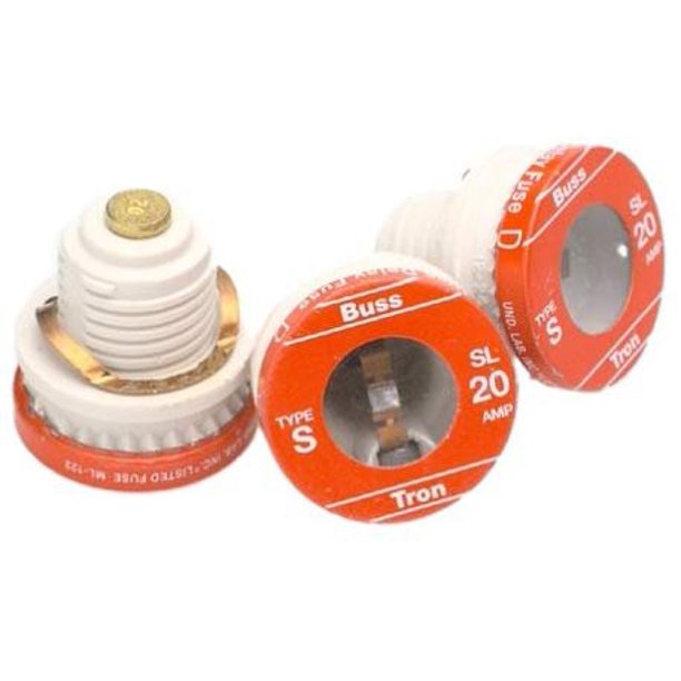 Bussmann BP/SL20 20 Amp Time Delay Loaded Link Rejection Base Plug