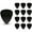 Black, variant on Snarling Dogs Brain Pick Pack .60 mm 13 Pack