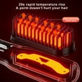 thumbnail image 6 of Fufafayo under $5 Hair Straightening Brush, Portable Ionic Ceramic Styling Comb with Temperature Control for Smooth Shiny Frizz Free Hair, Home Travel Salon Use Styling Tool, 6 of 6