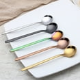 Salinist 6pcs Stainless Steel Small Teaspoons for Tea, Cake, Sugar