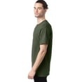thumbnail image 2 of Hanes Unisex Garment Dyed Cotton T-Shirt Moss XL, 2 of 7