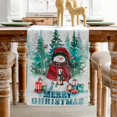 thumbnail image 3 of Mistayd Christmas Table Runner 13x72inch White Table Runner Snowman Christmas Runner for Table Winter Table Runner Machine Washable Table Runner for Home Kitchen Party Christmas, 3 of 5