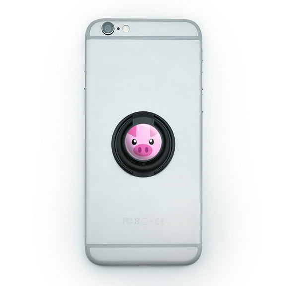 Pig Face - Close-up Farm Animal Mobile Phone Ring Holder Stand