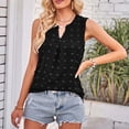 thumbnail image 7 of Xuapaodt INC 2023 Summer New Women's Solid Color Hair V Neck Leisure Vest Female Tunic Tops, 7 of 7