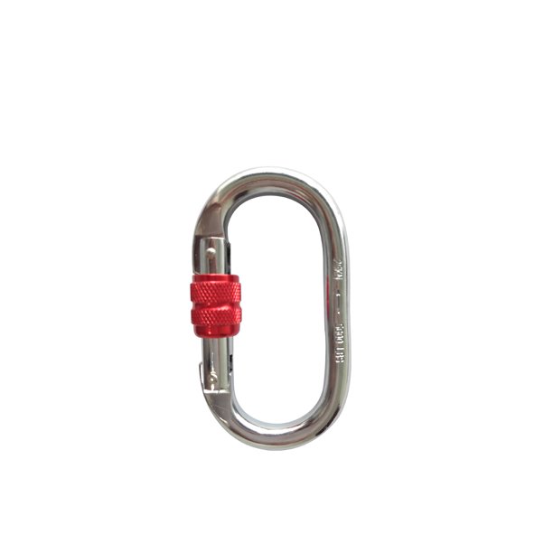 5" Heavy Duty DRing Metal Screw Lock Carabiner Hook Snap Clip Outdoor