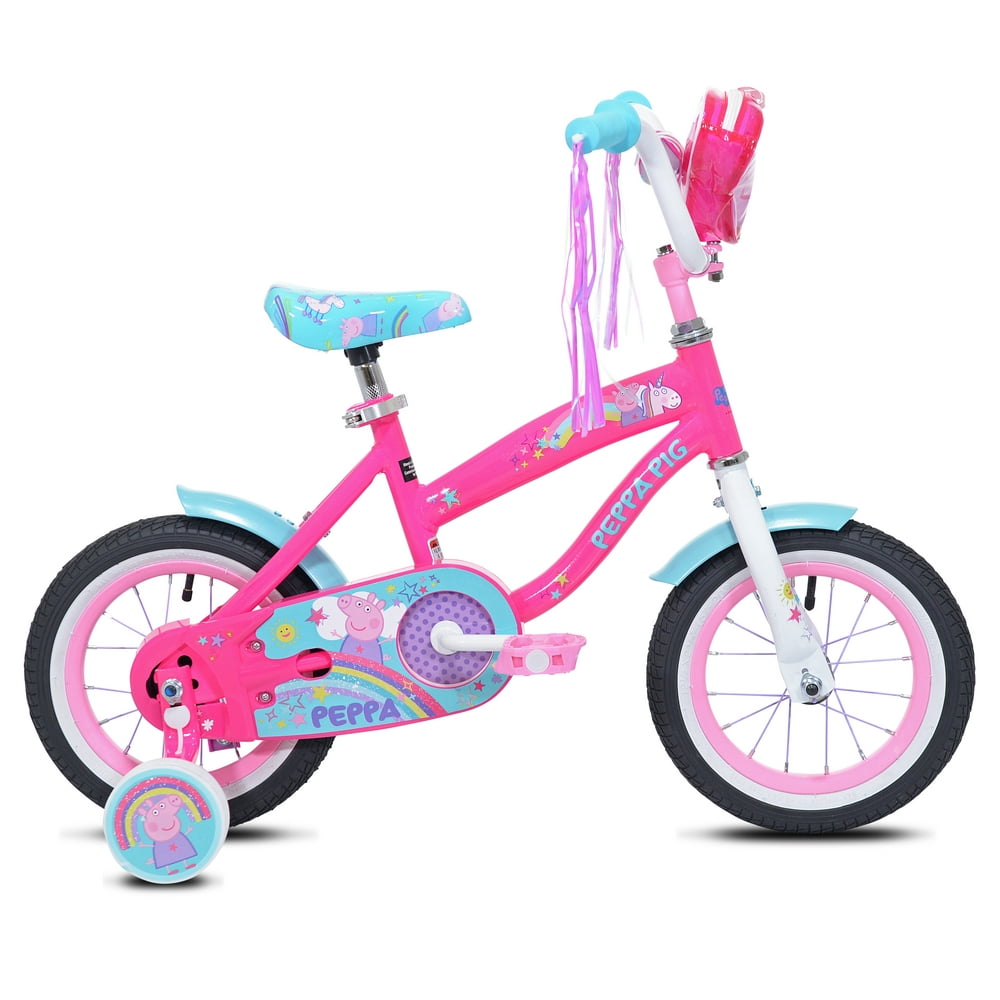 Peppa Pig 12 In. Girl's Bike, Pink/Blue