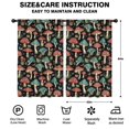 thumbnail image 2 of Blackout Kids Curtains,Mushroom and Frog Butterfly Black Pattern Children's Insulated Curtains Set Of 2,Bedroom Essentials,Toddler Room Decor 52"x84", 2 of 5