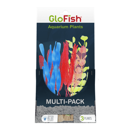 UPC: 0046798784067 | GloFish Plant Aquarium Décor Multipack 3 Plastic Plants