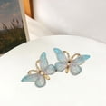 thumbnail image 6 of Durable Butterfly Hairpin Hair Accessories Hairdressing Hair Barrettes Hair Clamps Hair Clips for Women Short Hair - Blue, 6 of 8