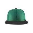 thumbnail image 2 of Top Headwear Flat Bill Adjustable Snapback Cap - Kelly Green/Black, 2 of 2