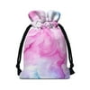 NYZNIA Tie Dye Gift Bag with Drawstring for Birthday Wedding Christmas Halloween Gift Bag