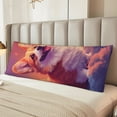 thumbnail image 4 of KLL Ultra Soft Microfiber Body Pillow Cover/Pillowcases 20"x54" with Hidden Zipper Closure-Sunset Cloud Corgi, 4 of 5