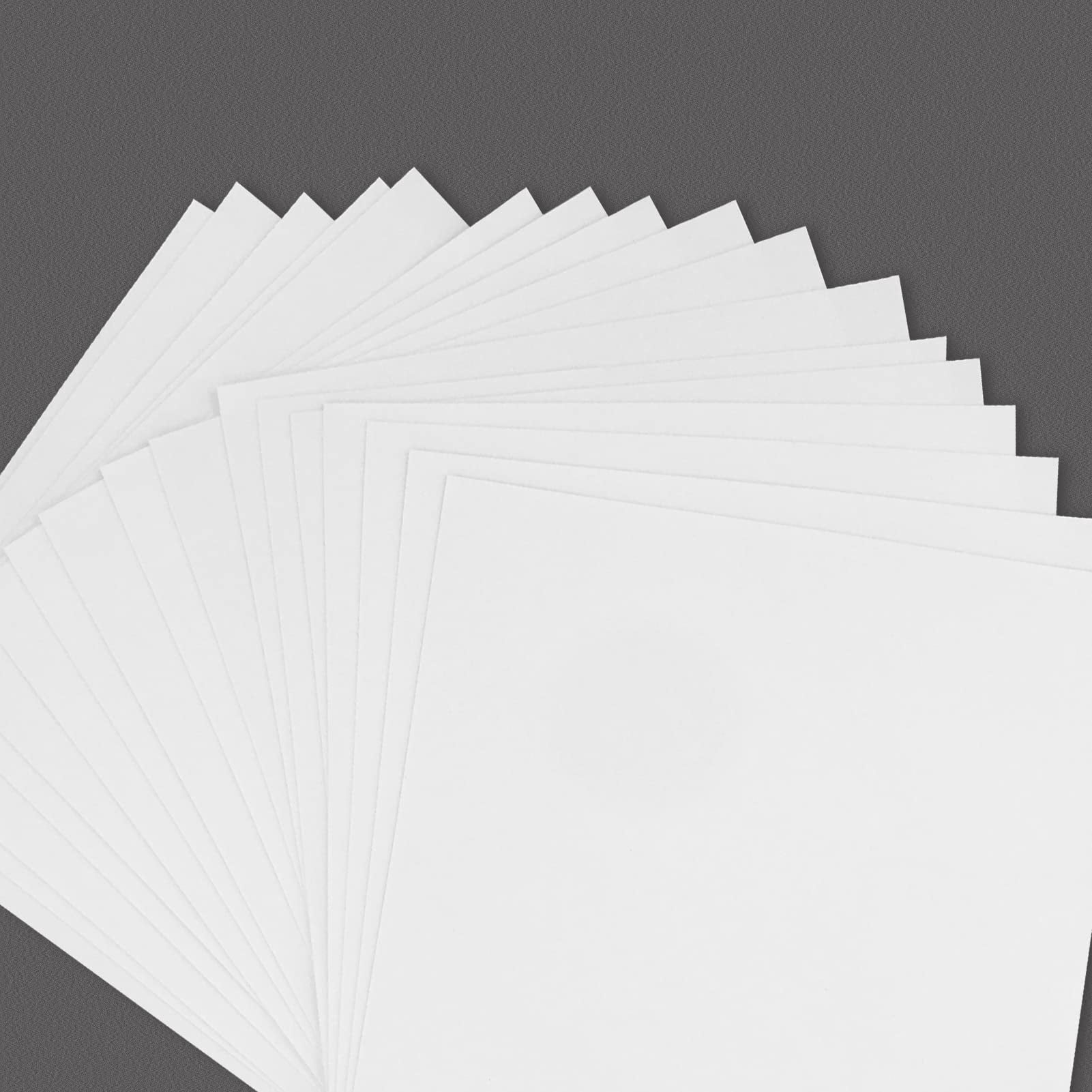 24 PCS White EVA Foam Sheets 1mm Thick 15.7 x 11.8 Inches Craft Foam Paper for for Card Making, Crafting, DIY Project, Stamp, Scrapbooking, Cosplay