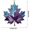 thumbnail image 3 of Maple Leaf Stained Window Hanging, Stained Acrylic Window Hanging Pendant Halloween Decor, Fall Maple Panel Suncatcher for Harvest Thanksgiving Autumn Party Supplies, 3 of 6