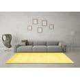 thumbnail image 3 of Ahgly Company Machine Washable Indoor Rectangle Persian Yellow Traditional Area Rugs, 5' x 7', 3 of 4