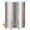 Brown, variant on Split Shower Curtain for Transfer Bench, Brown Grey Fabric Shower Curtains for Bathroom, Gray Farmhouse Modern Rustic Tub Sliding Transfer Bench Waterproof Bath Curtains 72"x72"