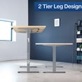 thumbnail image 3 of VIVO Electric Dual Motor 71” x 36” Standing Desk, Light Wood Top, Gray Frame, 3 of 8