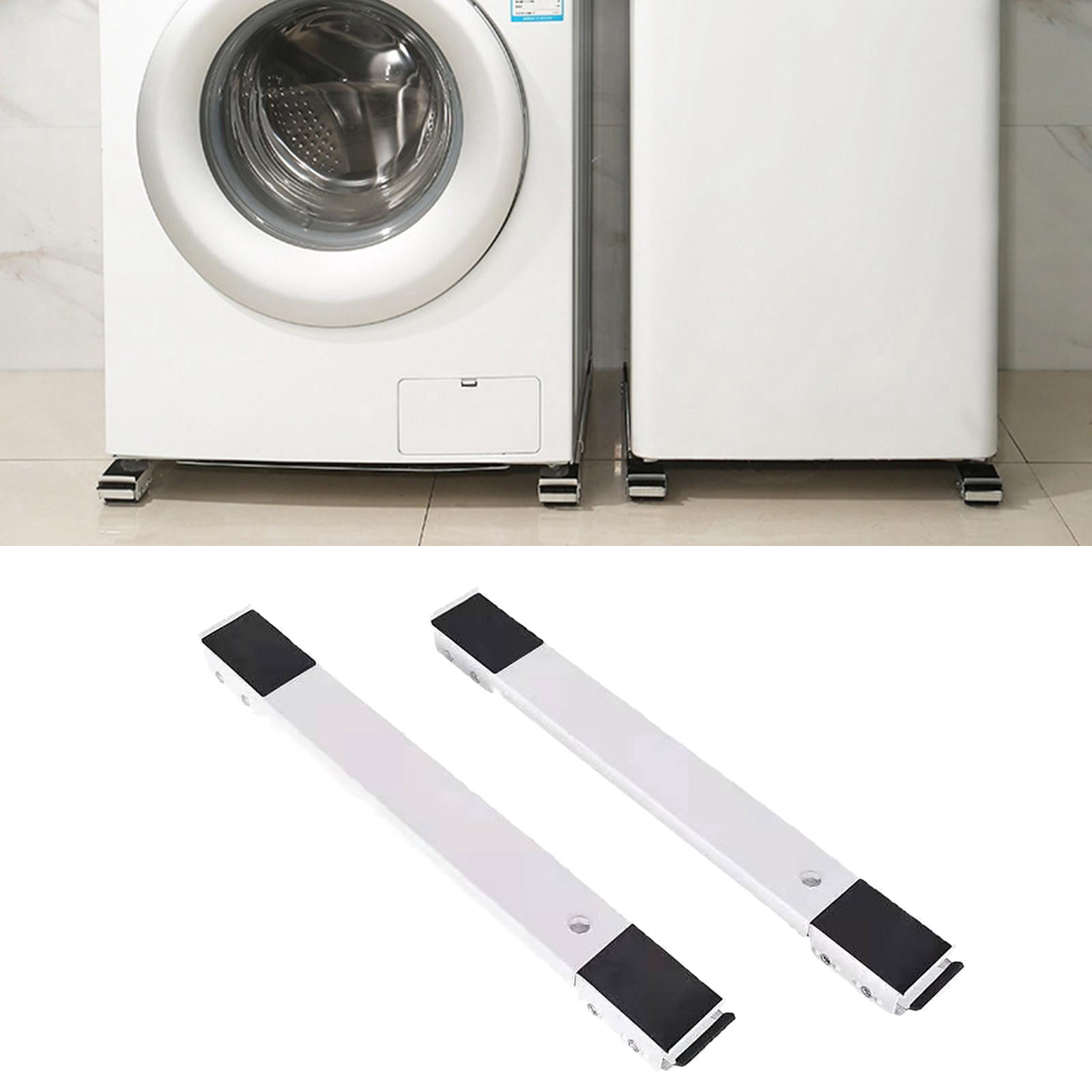 Removable Washing Machine Stand Washing Machine Refrigerator Stand Bracket for Mini Fridge Refrigerator - White