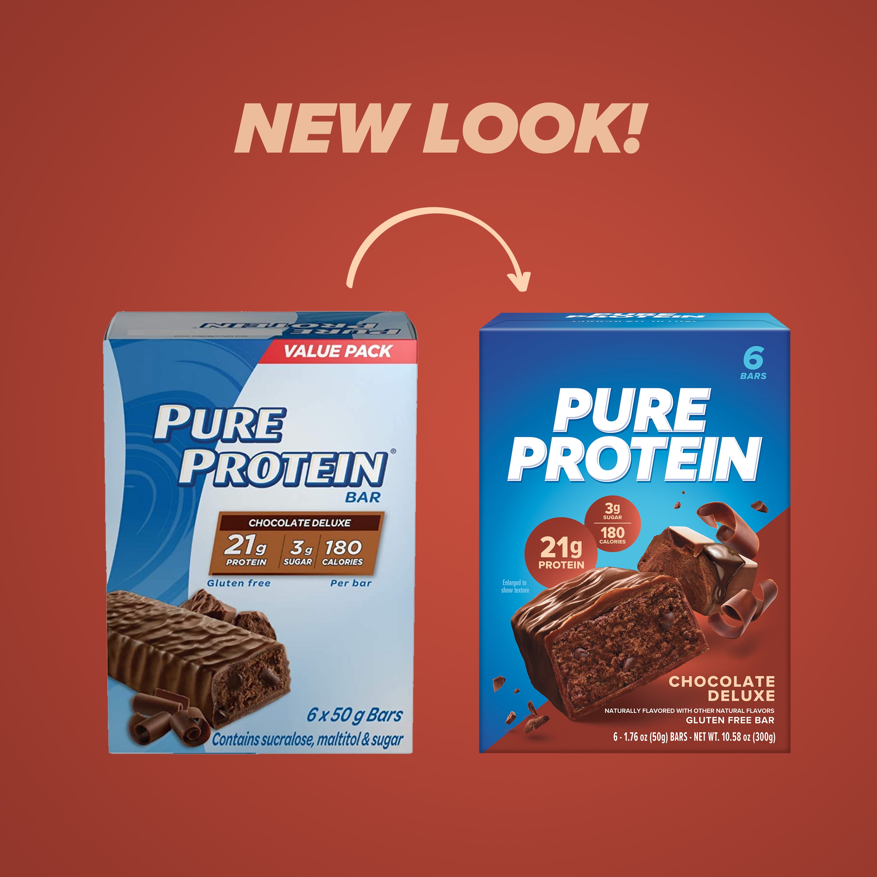 Pure Protein Bars - Chocolate Deluxe, 21g Protein, Nepal | Ubuy