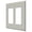 Satin Nickel, variant on Deltana SWP4741U10B Switch Plate Cover 2 Rocker Oil Rubbed Bronze