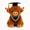 thumbnail image 2 of ReedCA Highland Cow Stuffed Animal Plush Toy for Kids, 10.5 Inch, 2 of 7