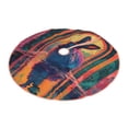 thumbnail image 2 of Bingfone Christmas Tree Skirt Mat Christmas Decoration Interior 48" -Neon Rabbit In Archway, 2 of 6