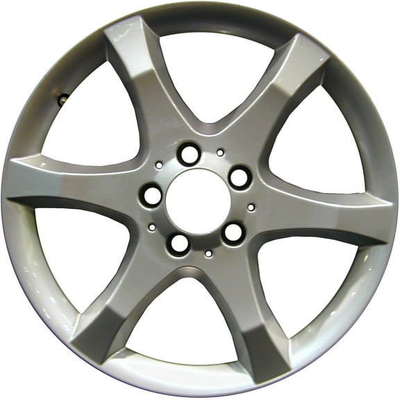 New Aftermarket  Painted Silver Aluminum Wheel 17 x 7.5 6 Spoke Style fits 2007 Mercedes-Benz C230