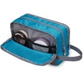thumbnail image 5 of Toiletry Bag for Men Hanging Travel Dopp Kit Lightweight Water Resistant Small Shaving Bag Bathroom Cosmetic Organizer for Women, Blue, 5 of 8