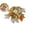 Multicolor2, variant on Fall Candle Rings Wreaths, 9.4 Inch Artificial Pumpkin Maple Leaves Candle Rings with Berries, Small Candle Wreaths,Thanksgiving Decorative Tealight Candle Rings