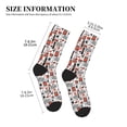 thumbnail image 3 of Vsdgher Modern Life Unisex Crew Socks Lightweight Breathable Ventilation Ankle Socks, Mid-calf socks for Daily, 3 of 7