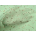 thumbnail image 4 of oneOone Organic Cotton Voile Fabric Carrot & Rabbit Face Animal Printed Fabric 1 Yard 42 Inch Wide, 4 of 4