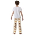 thumbnail image 4 of FORMRS Boys Pajama Pants with Pockets Size 6-8Y Kids Lounge Sleep Bottoms, Red Cakes, 4 of 8